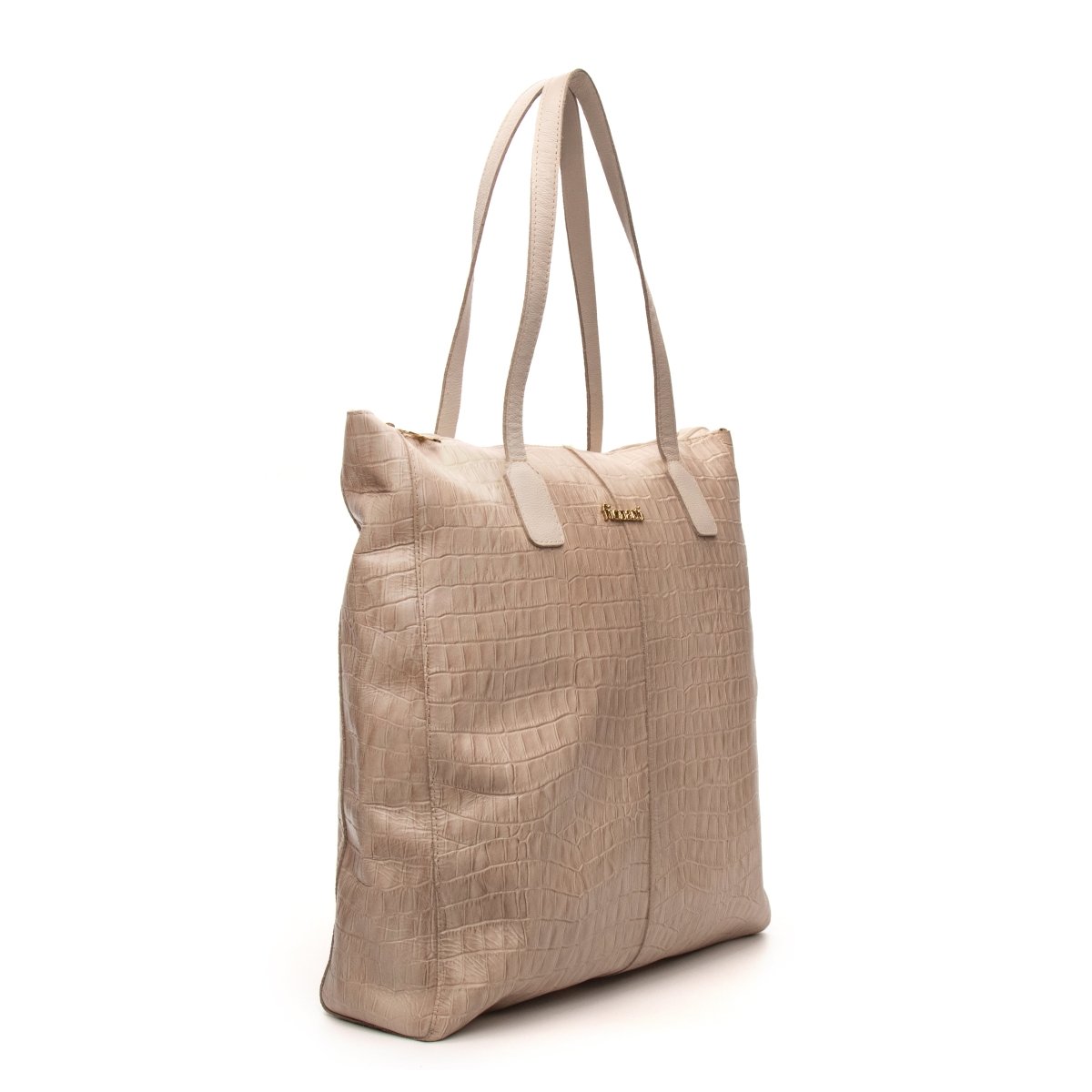 Bolsa Couro Legítimo Shopping Grande Turim - FIONATTI
