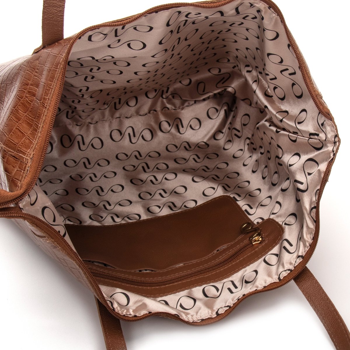 Bolsa Couro Legítimo Shopping Grande Turim - FIONATTI