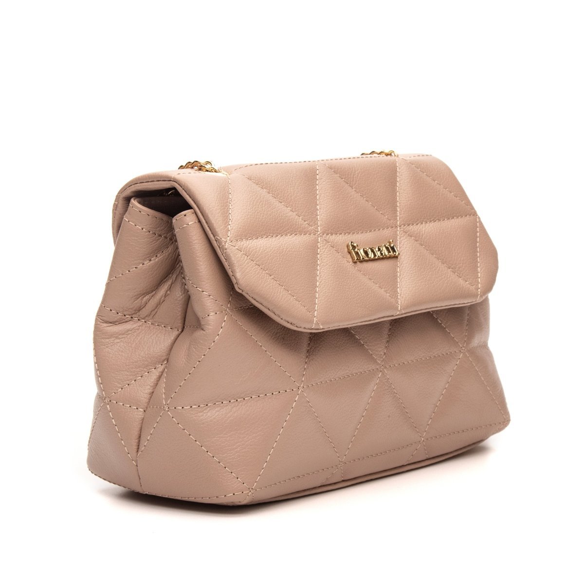 Bolsa Couro Legítimo Tiracolo Matelasse Média Firenze - FIONATTI