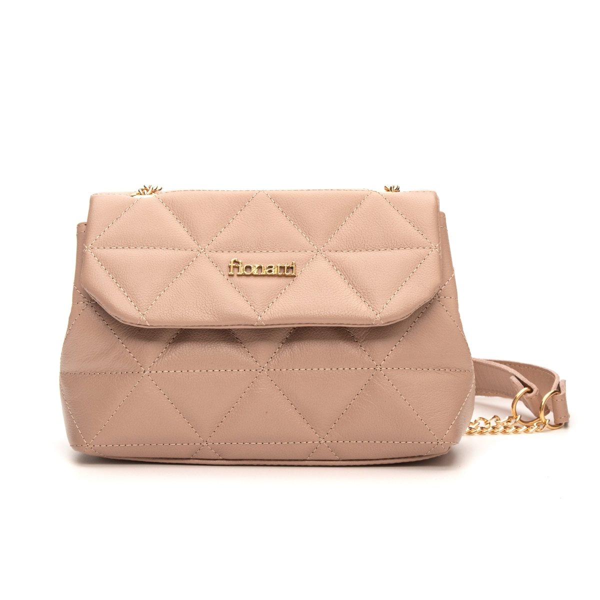 Bolsa Couro Legítimo Tiracolo Matelasse Média Firenze - FIONATTI