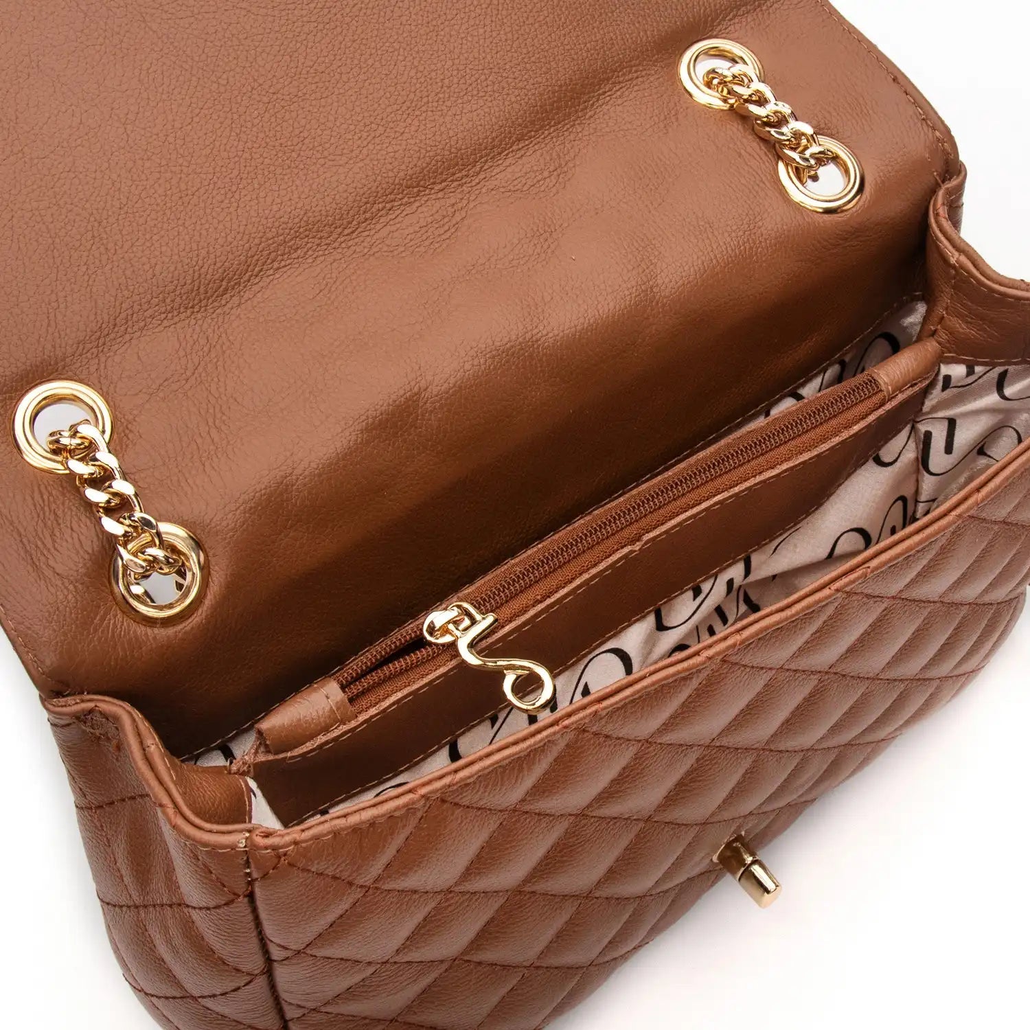 Bolsa Tiracolo Matelassê Média Veneza feminina | FIONATTI