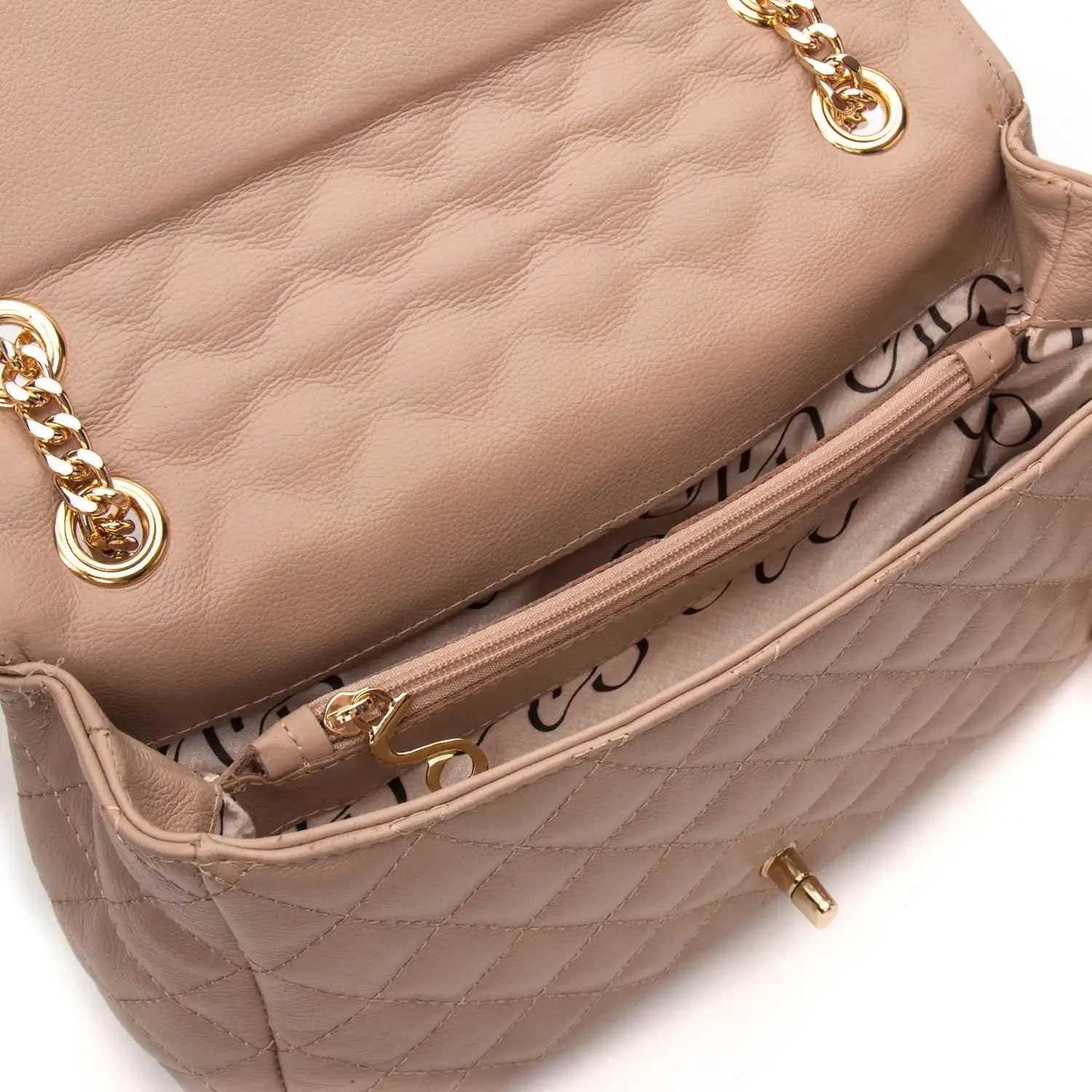 Bolsa Tiracolo Matelassê Média Veneza feminina | FIONATTI