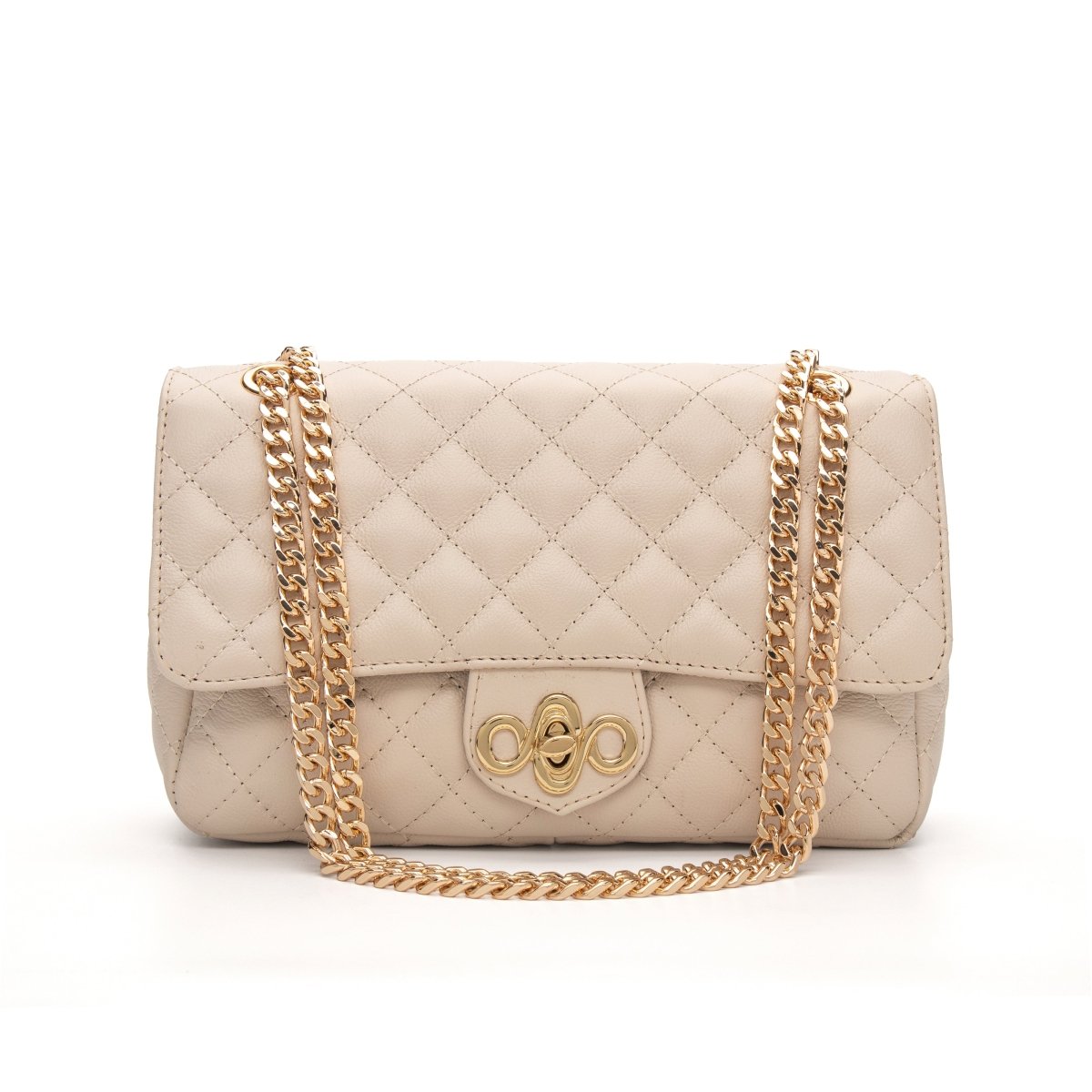 Bolsa Couro Legítimo Tiracolo Matelassê Média Veneza - FIONATTI | Bolsas Femininas em Couro