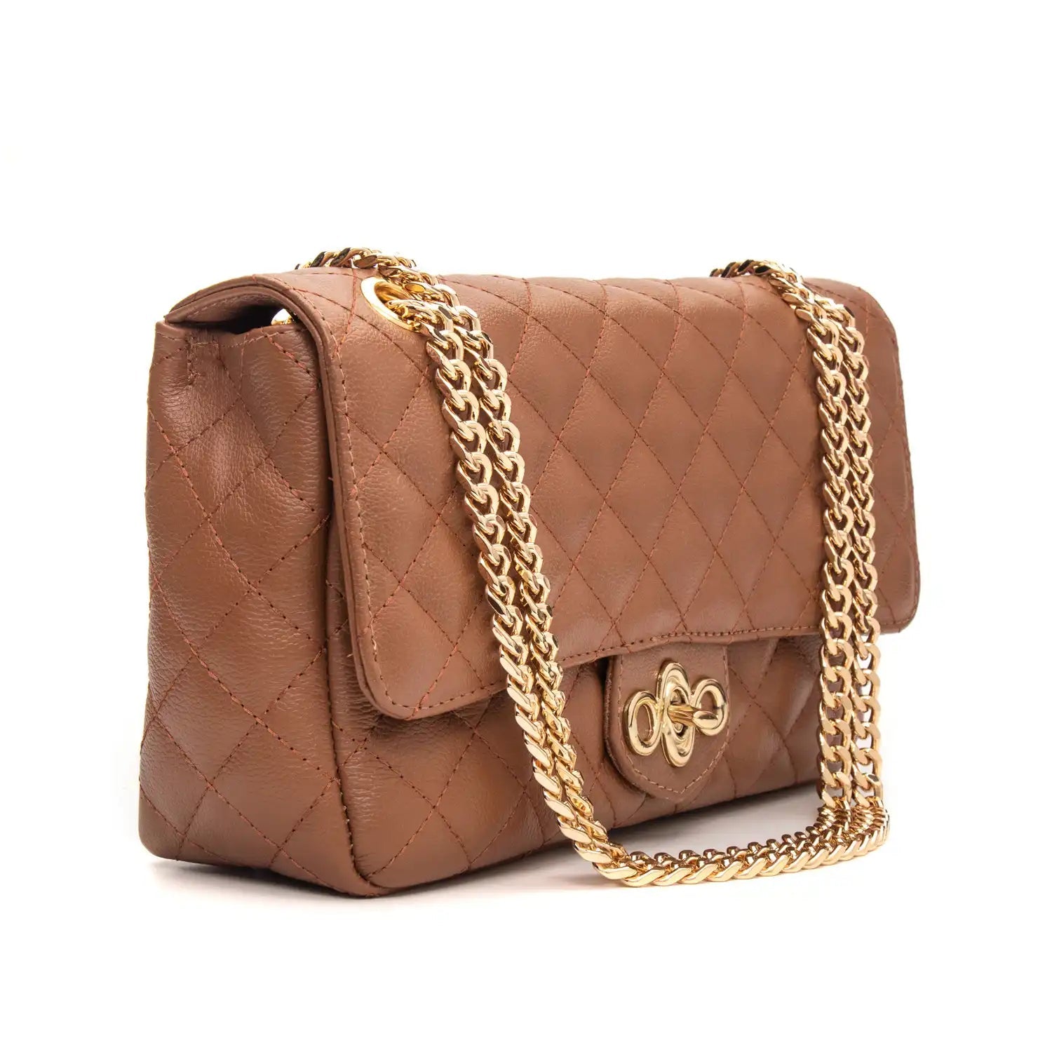Bolsa Tiracolo Matelassê Média Veneza feminina | FIONATTI