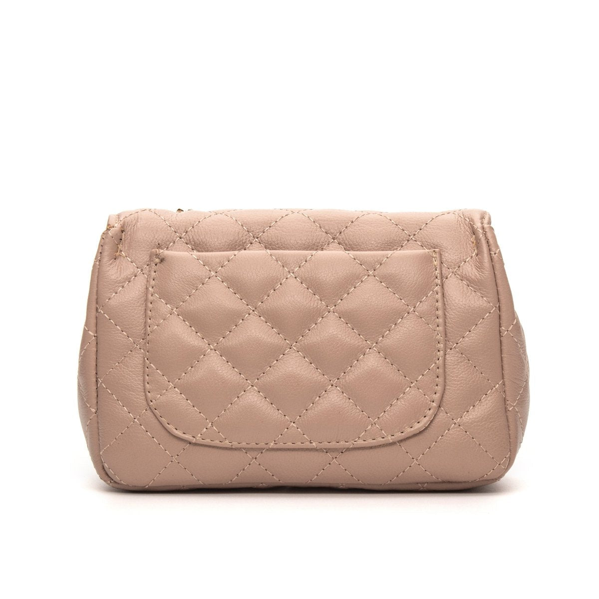 Bolsa Couro Legítimo Tiracolo Matelassê Pequena Veneza - FIONATTI