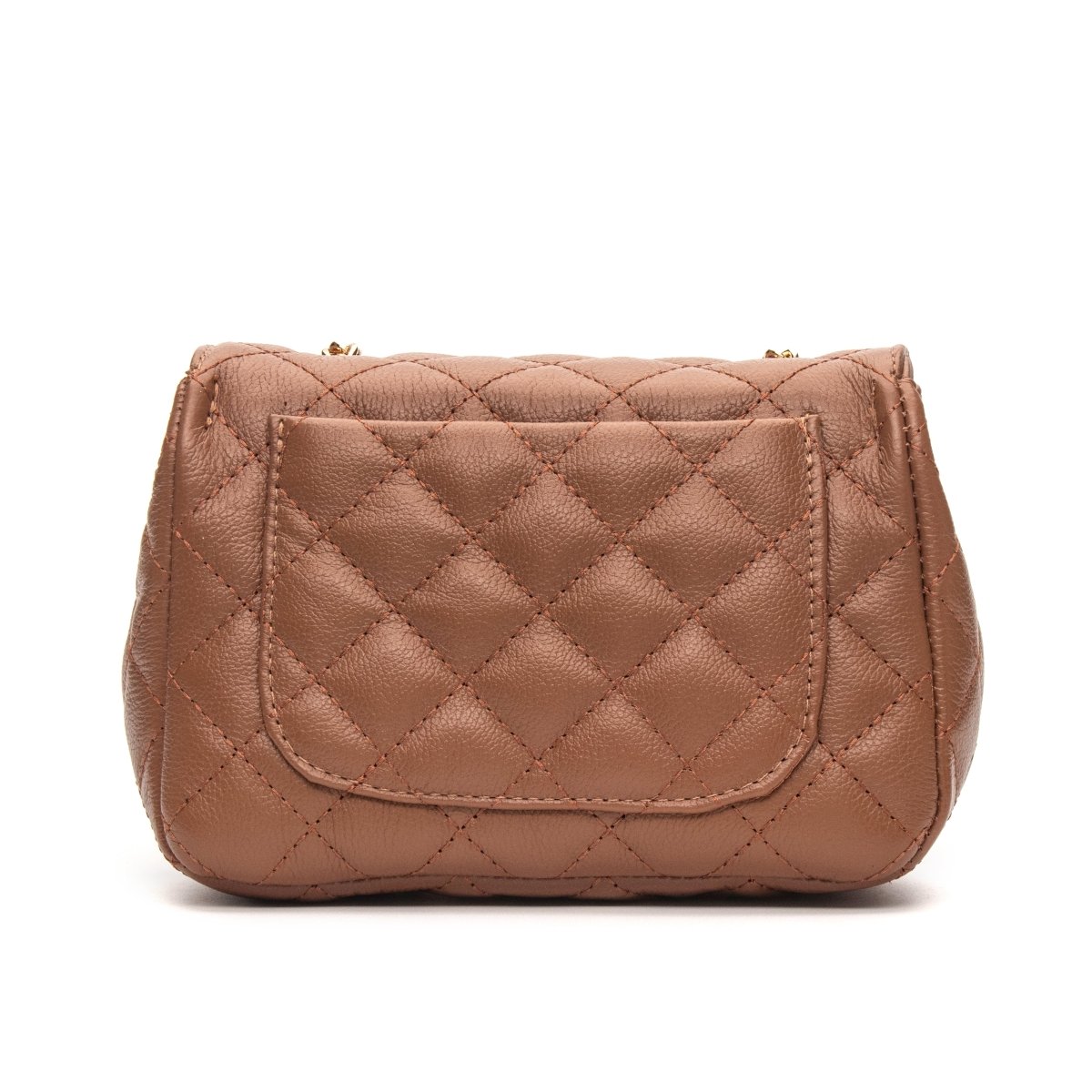 Bolsa Couro Legítimo Tiracolo Matelassê Pequena Veneza - FIONATTI