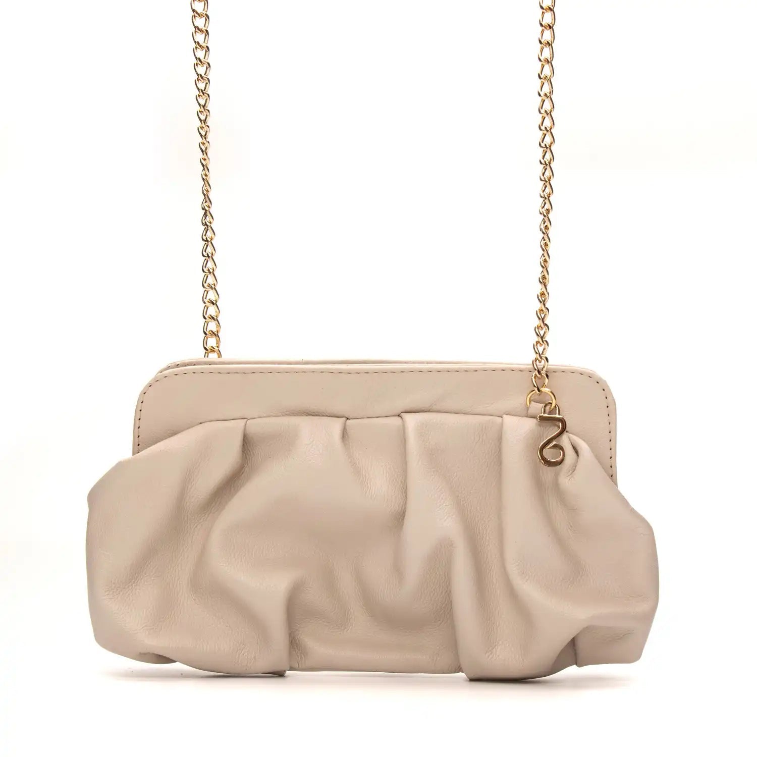 Bolsa Tiracolo Pequena Capri feminina na cor Off-White | FIONATTI