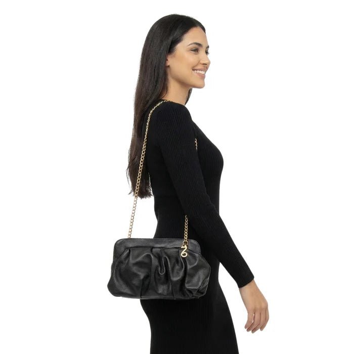 Bolsa Couro Legítimo Tiracolo Pequena Capri - FIONATTI