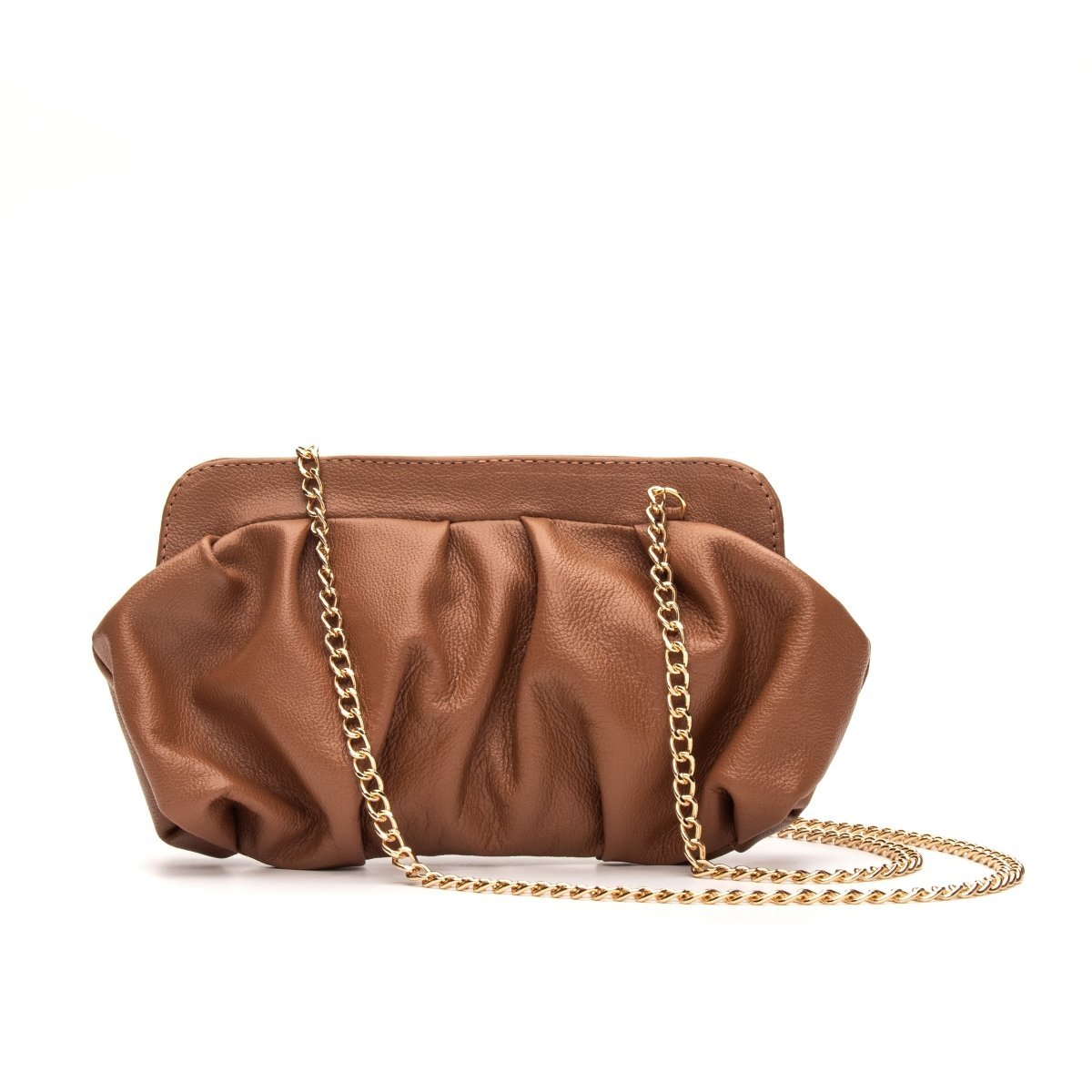 Bolsa Couro Legítimo Tiracolo Pequena Capri - FIONATTI