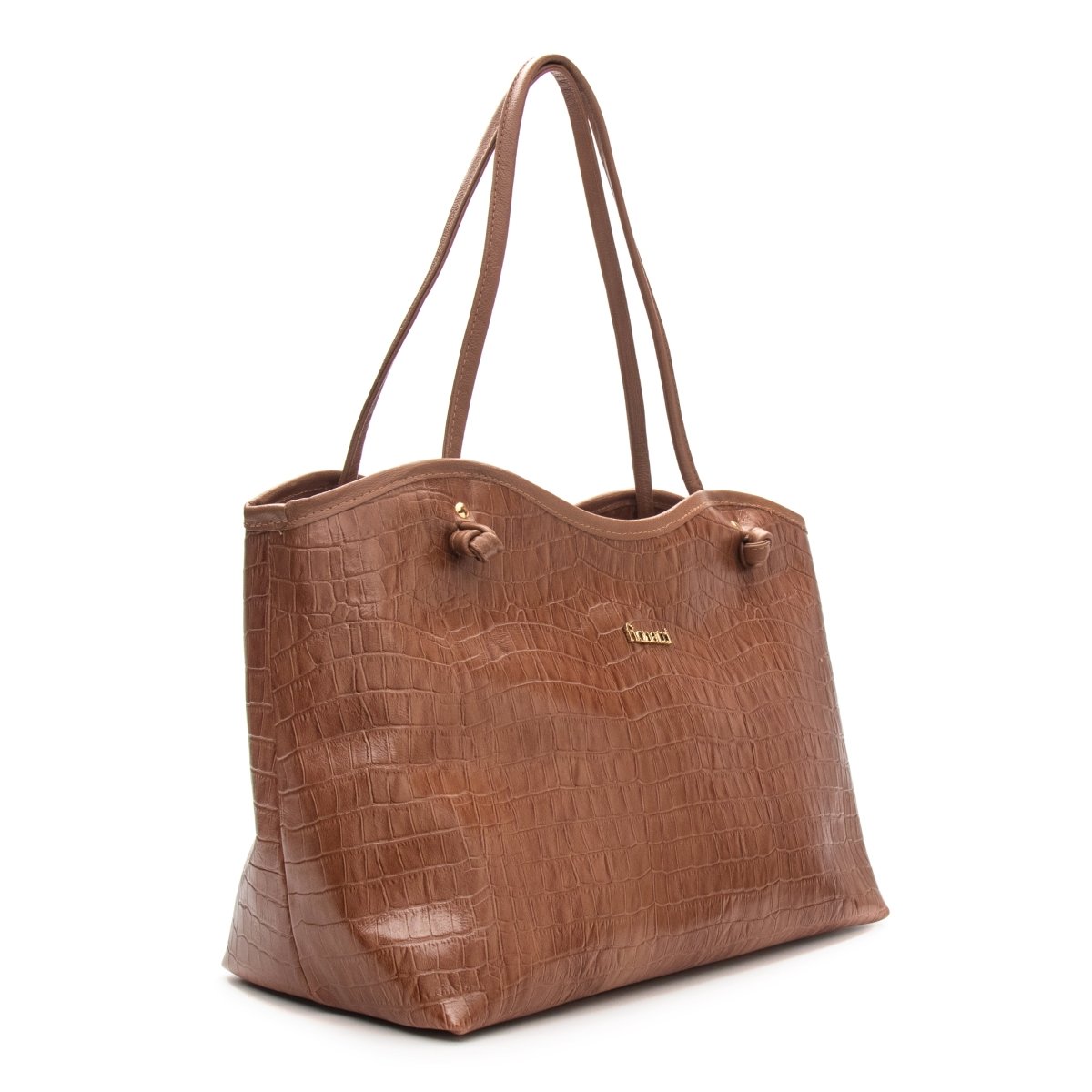 Bolsa Couro Legítimo Tote Grande Bellagio - FIONATTI
