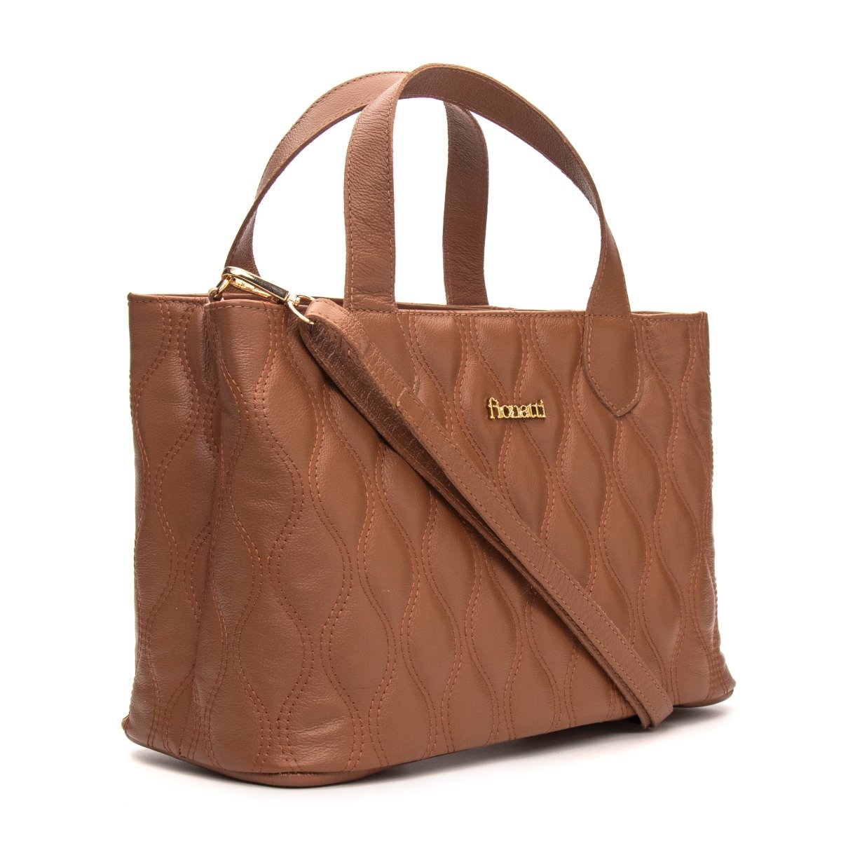 Bolsa Couro Legítimo Tote Grande Milano - FIONATTI