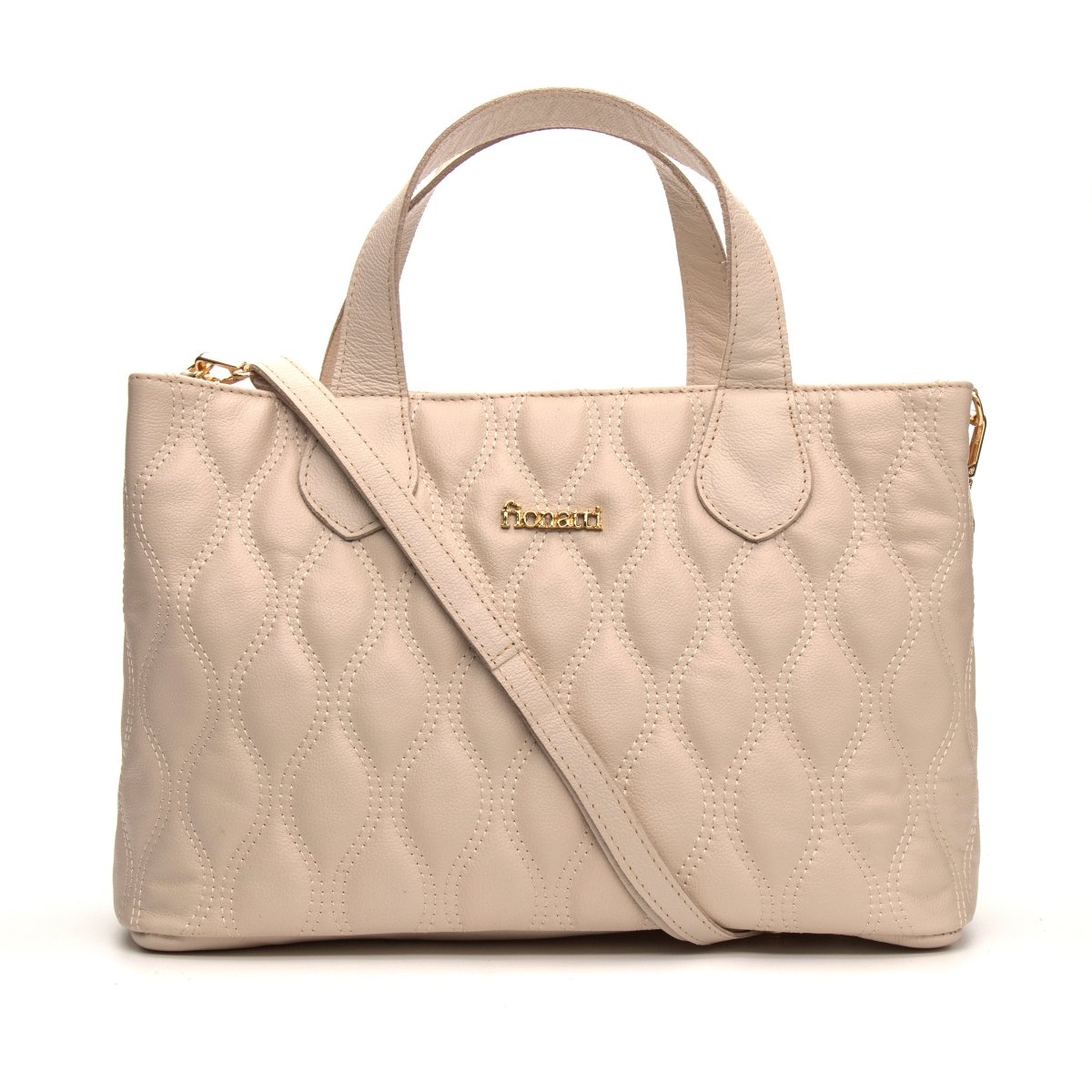 Bolsa Couro Legítimo Tote Grande Milano - FIONATTI
