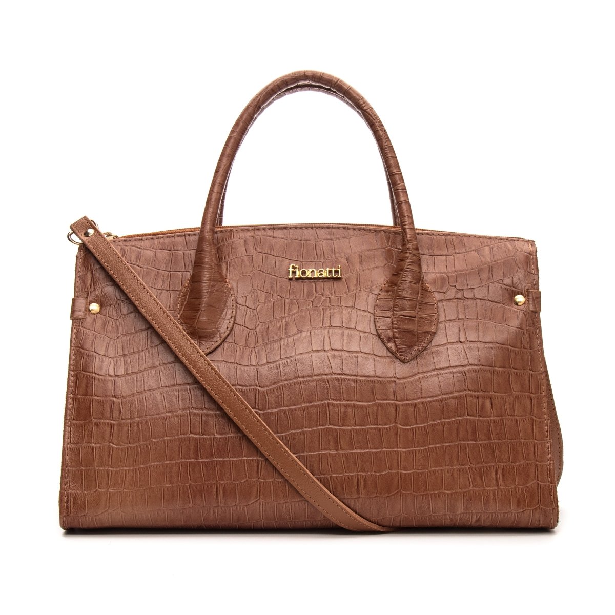 Bolsa Couro Legítimo Tote/Tiracolo Grande Pisa - FIONATTI