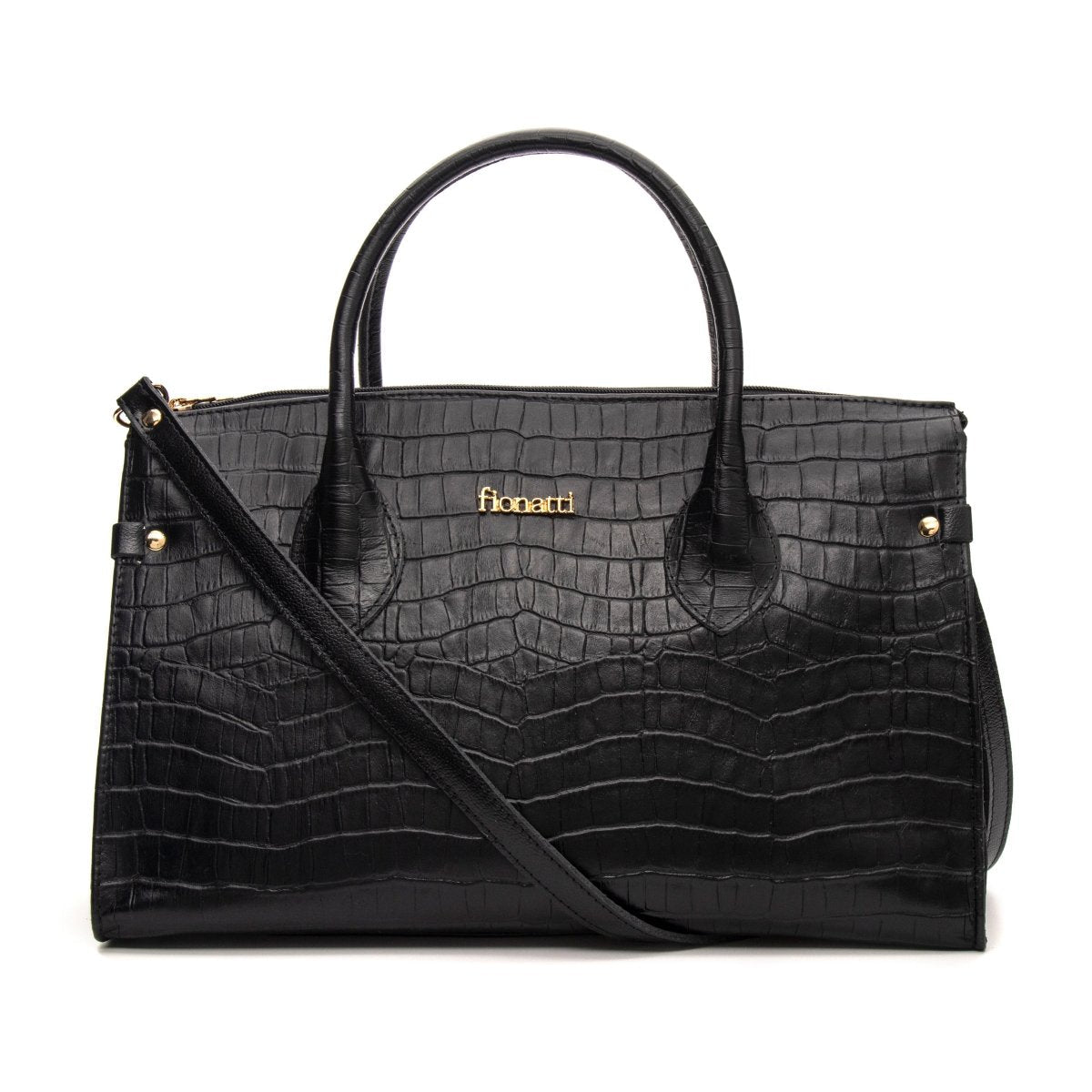 Bolsa Couro Legítimo Tote/Tiracolo Grande Pisa - FIONATTI