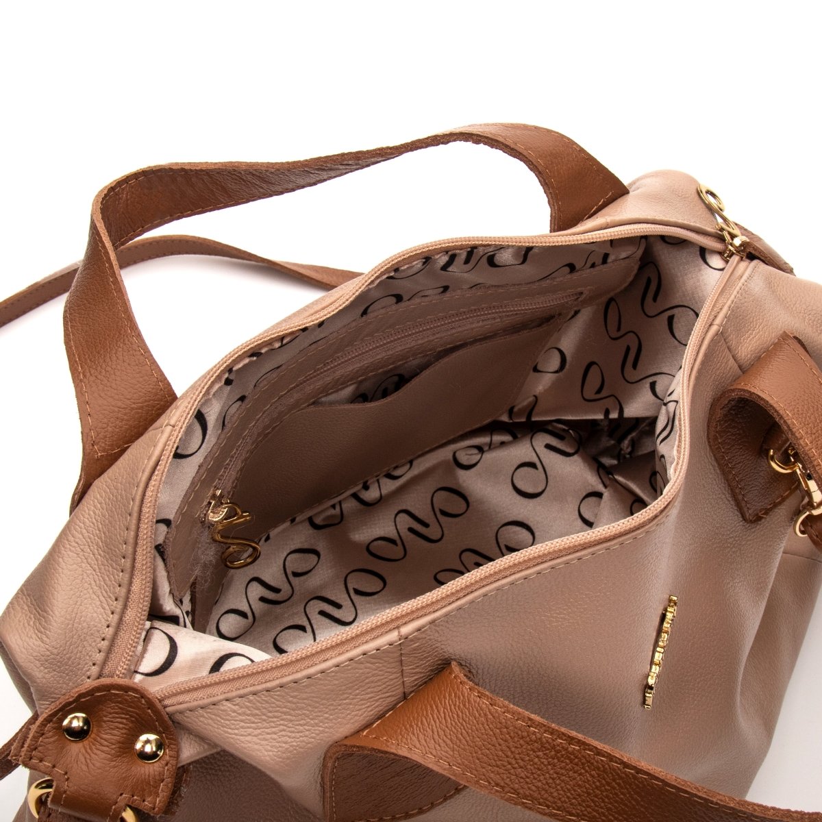 Bolsa Couro Legítimo Tote/Tiracolo Média Verona - FIONATTI