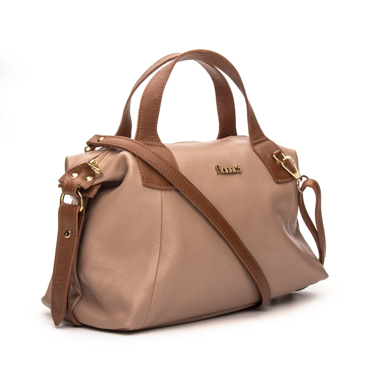 Bolsa Couro Legítimo Tote/Tiracolo Média Verona - FIONATTI